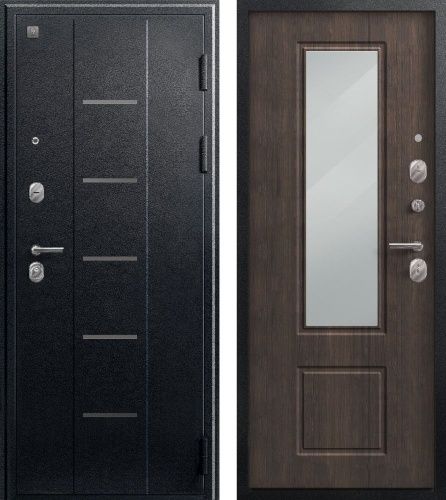 Центурион В-04-2024 Чёрный муар-Венге (зеркало)