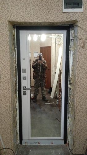 Центурион ЛЮКС-1-2025 Графит муар - Кашемир белый (зеркало) фото 4