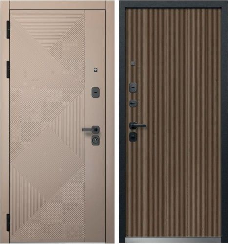 Люксор 2 МДФ Геометрия МДФ Капучинно - Дуб рейка