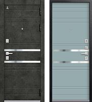 Центурион С-109-2025 Чёрный муар+Бетон темный - Кашемир аква