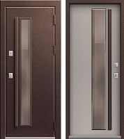 Центурион Т-4-2025 PREMIUM Шоколад муар-Кашемир грей (цвет стекла Bronze)