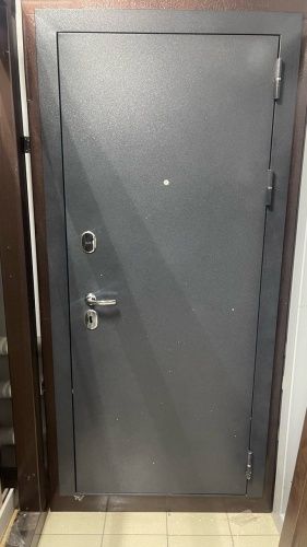 Дверь стальная Бронекс YoDoors-2 Букле графит-Velluto Bianco фото 2