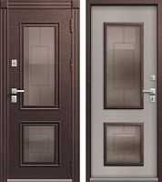 Центурион Т-1-2025 PREMIUM Шоколад муар-Кашемир грей (цвет стекла Bronze)