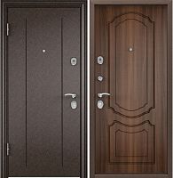 Входная дверь в квартиру Delta-10M Медь RGSO Лесной орех D1