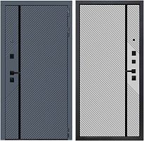 Дверь стальная Бронекс YoDoors-16 Velluto Oscure/Серый муар-Velluto Gelato