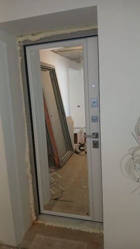 Центурион ЛЮКС-1-2025 Графит муар - Кашемир белый (зеркало) фото 6