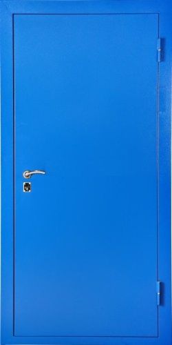 Синяя входная дверь Z-1 Blue металл-металл