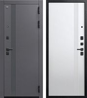 Центурион В-17 Чёрный муар+МДФ Кашемир графит - Кашемир белый