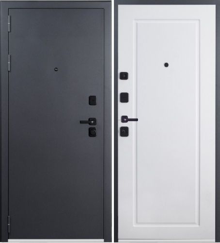 Эталон S-1 Черный муар-Белый снег