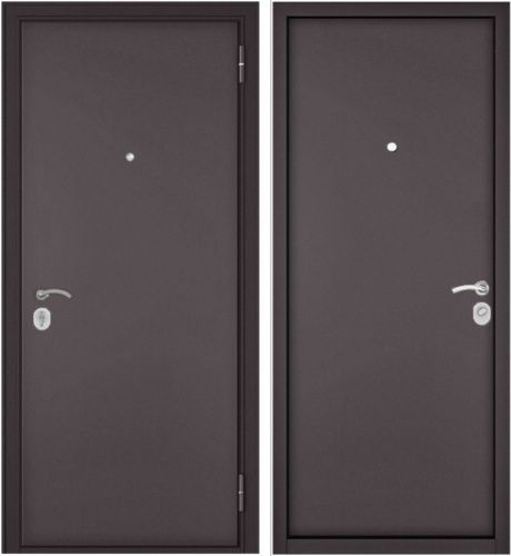 Дверь стальная Мастино HOME ECO Шоколад букле-Шоколад букле 1900мм