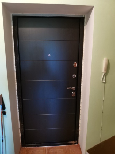 Входная дверь в квартиру Delta-100 Медь RGSO Венге D22 фото 6